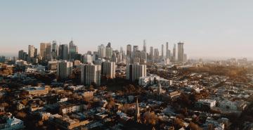 Melbourne city skyline